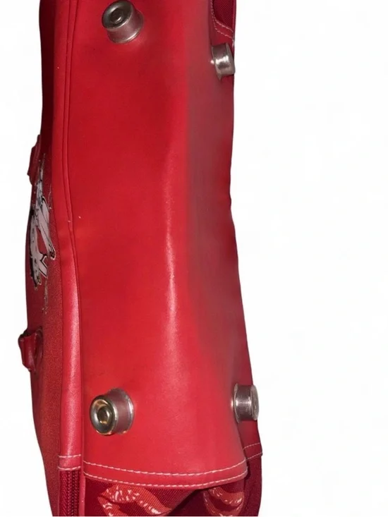 Betty Boop Red Satchel with Character Applique - Picture 4 of 4